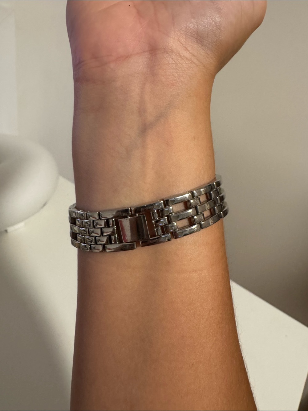 Silver Rectangular Sport Watch - Picture 3 of 5